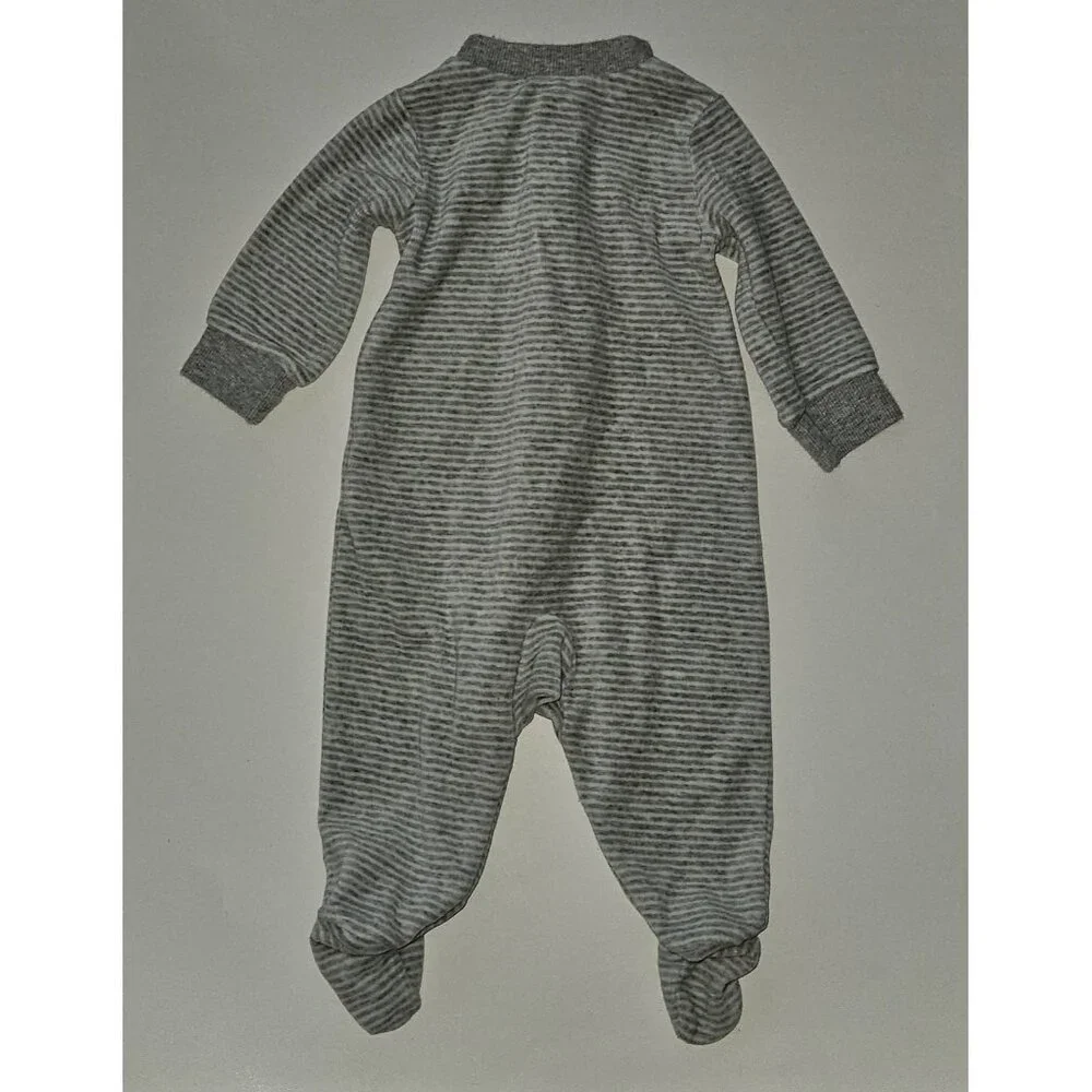 4 Pairs Fleece Footie Pajamas Lot 6 Months Baby Gear Carter's TCP Christmas Dogs